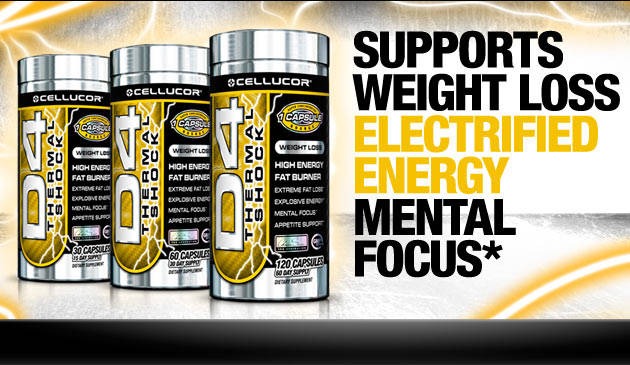 Cellucor D4 Thermal Shock - Supports Weight Loss, Electrified Energy, Mental Focus*