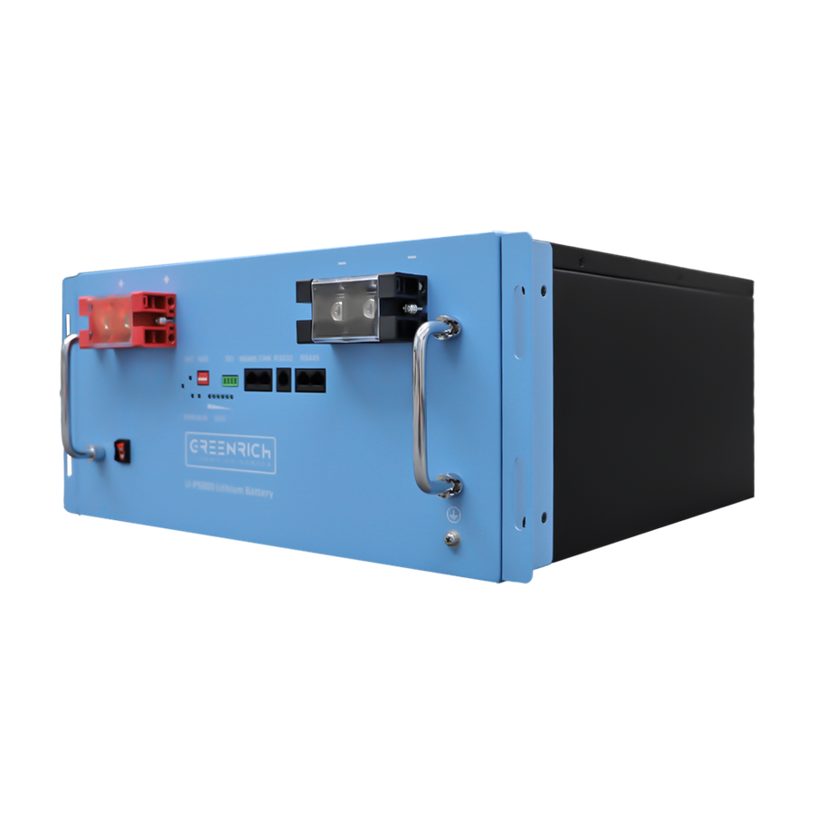 4.96kWh 96Ah 51.2VDC Greenrich LIFePO4 Battery