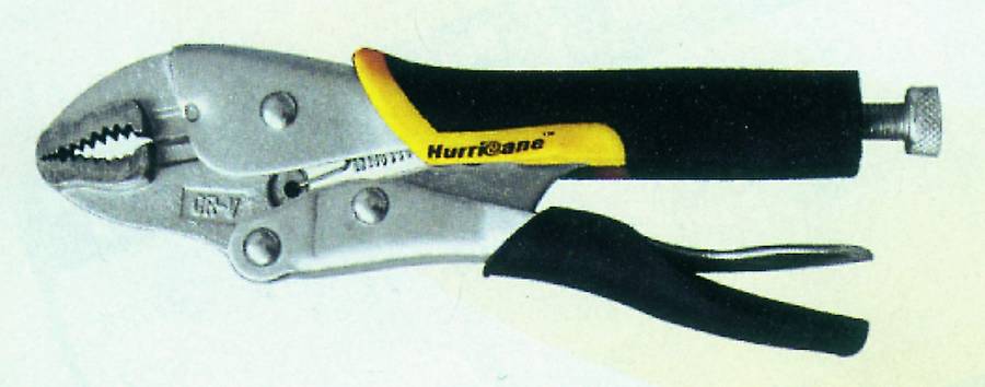 7" Locking Pliers. Curved Jaw
