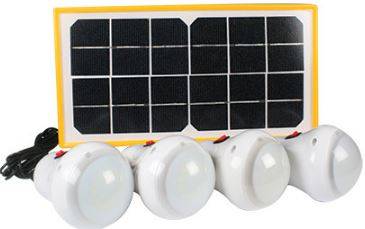 PORTABLE SOLAR 4 LIGHT KIT