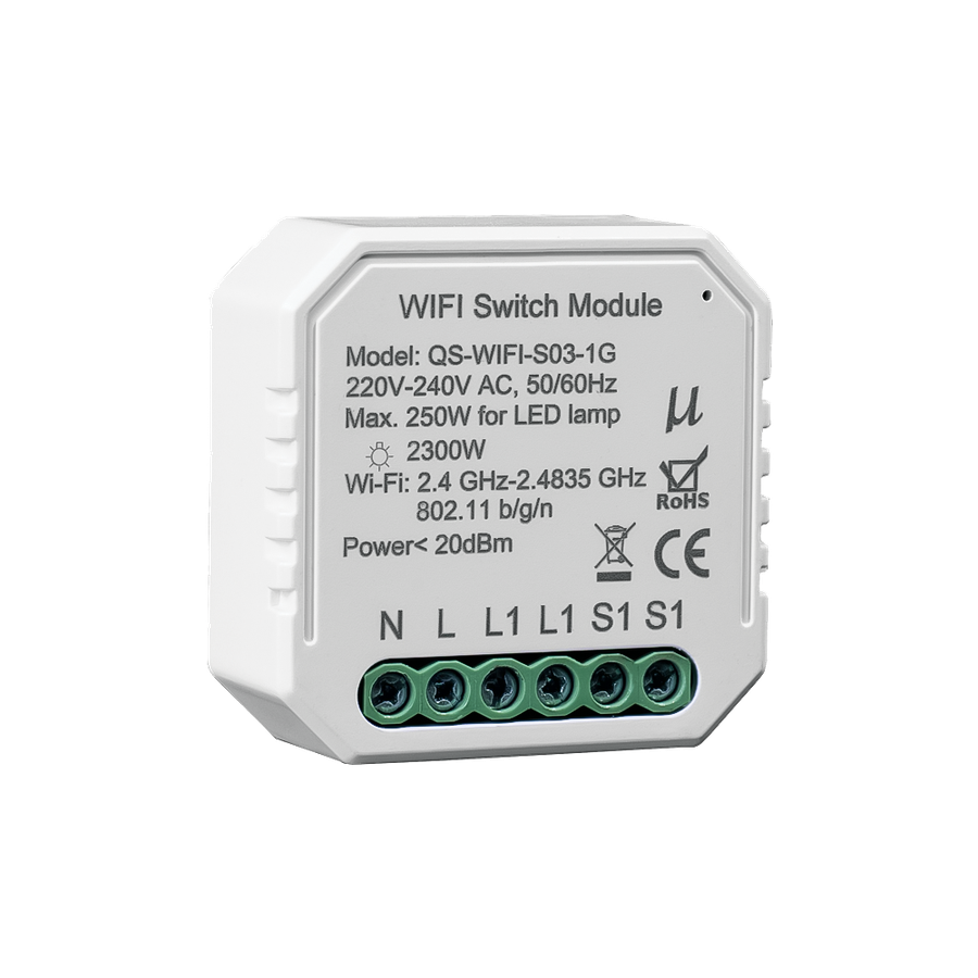 ON/OFF 250W WIFI-RF 1 GANG SMART SWITCH MODULE