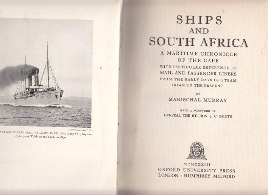 Ships And South Africa (Hardcover) - Murray, Marischal
