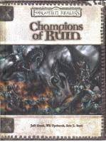 Champions of Ruin (Dungeon & Dragons Campaign Supplement: Forgotten Realms) (Hardcover)