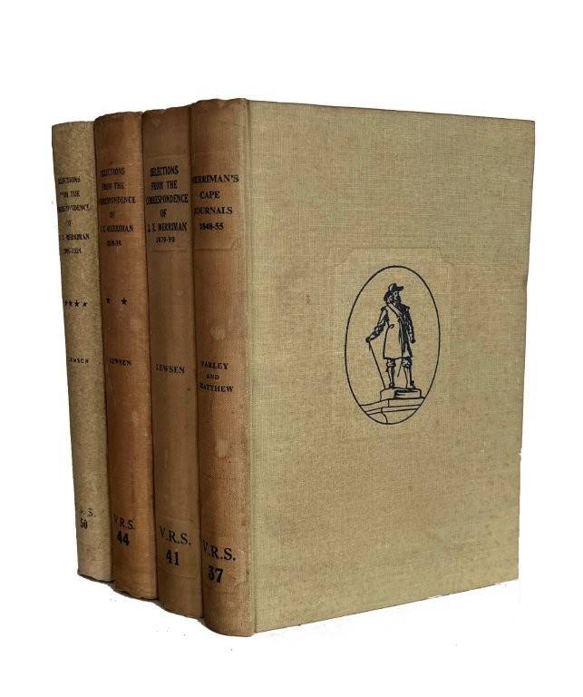 Selections From The Correspondence Of J. X. Merriman 1890-1924 (VRS 1 Volumes 41, 44, 47, 50)