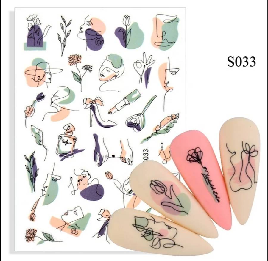 Nail Art Sticker #S033