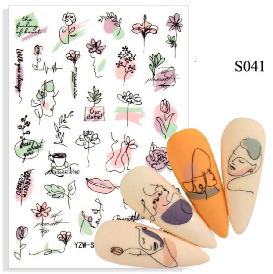 Nail Art Sticker #S041
