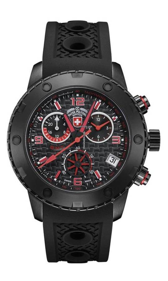 R17,000.00** CX SWISS MILITARY RALLYE DAKAR RED CHRONO WATCH BRAND NEW WITH PAPERS!!
