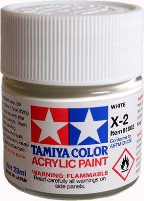 Tamiya X-2 White (Acrylic Model Paint)