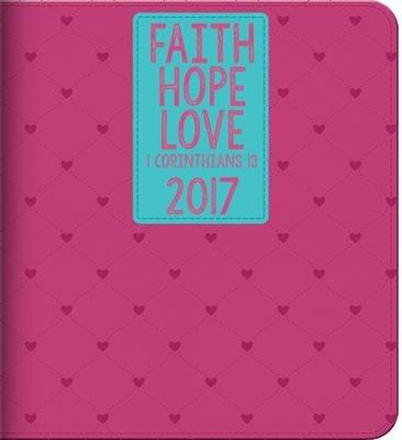Daily Plan/Women'17 Coloring m 2017 Daily Planner...Women Ll Medium Pink/Blue (Leather / fine bindin