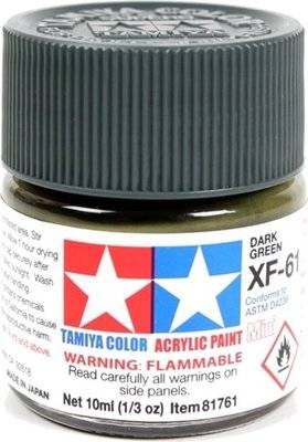 Tamiya XF-61 Dark Green (Acrylic Model Paint)