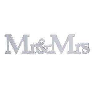 Vintage Affair - Mr & Mrs Wooden Sign (Pack of 1)