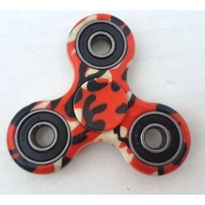 Fidget Spinner - Orange Camo picture
