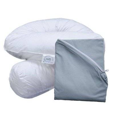 Bodypillow Comfi-Curve 100% Pure Cotton (Pillowcase Included) - Wedgewood Blue picture