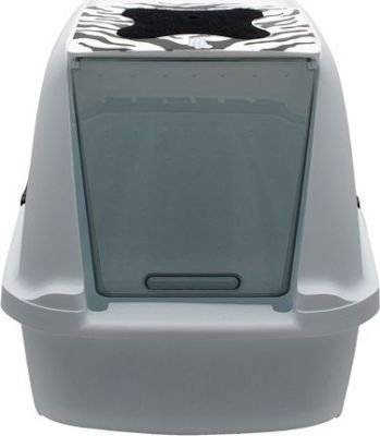 Catit Hooded Cat Pan (Large) (White Tiger) (57 x 46.5 x 39cm) picture