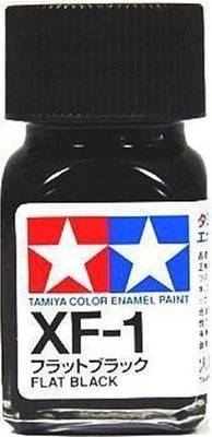 Tamiya XF-1 Flat Black (Acrylic Model Paint)