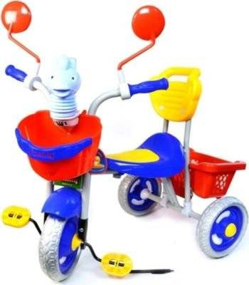 Tricycle with 2 Baskets (Red, Yellow & Blue) picture