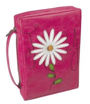 Pink Patch Applique Large Bible Cover