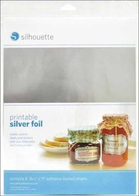 Silhouette CAMEO Printable Silver Foil