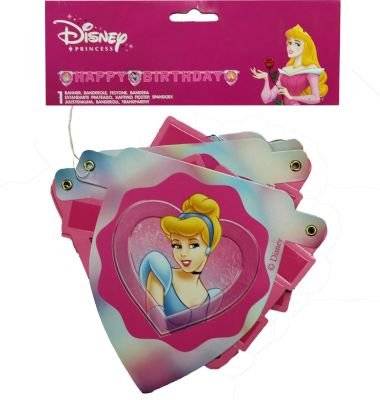 Disney Princess "Princess & Animals" - Happy Birthday Die-Cut Banner