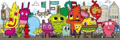Heye Burgerman - In the City Puzzle (1000 Pieces)