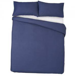 Horrockses Polycotton Duvet Cover Set (King) (Navy)
