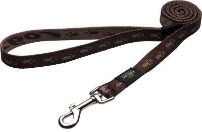 Rogz Alpinist K2 Fixed Dog Lead - Large 20mm (Chocolate Rogz Design)