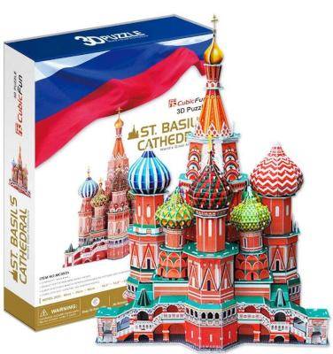 Cubic Fun 3D Puzzle - St Basil's Cathedral (Russia) (214 Pieces)