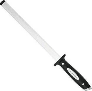 SCANPAN Classic 26cm Diamond Sharpening Steel (Black and Silver)