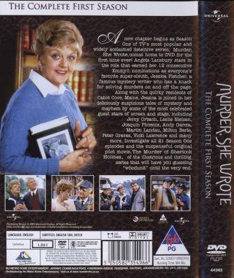 Murder, She Wrote - Season 1  (DVD, Boxed set)