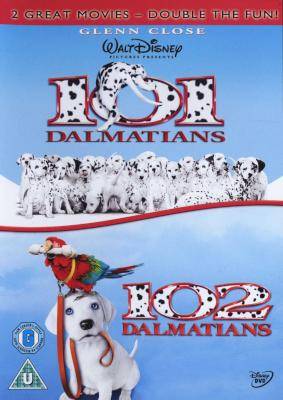 101 Dalmatians/102 Dalmatians (English, Norwegian, Danish, DVD)