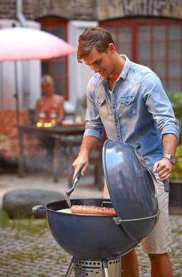 Weber MasterTouch with GBS Grate and Tuck Away Lid (57cm) (Slate)