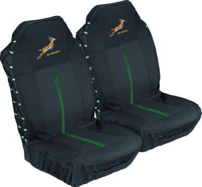 Stingray Springbok Front Seat Cover Set Set (2 Piece) (Black)