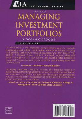 Managing Investment Portfolios - A Dynamic Process (Hardcover, 3rd Revised edition) Picture 2