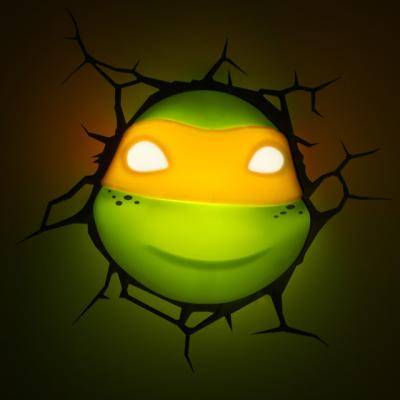 3D Light FX Michelangelo Teenage Mutant Ninja Turtles 3D Deco Night Light Picture 4