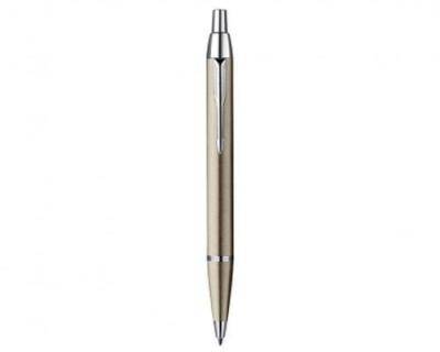 Parker IM Ballpoint Pen with Medium Nib (Black Ink)(Stainless Steel with Chrome Trim)