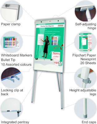 Parrot Non-Magnetic Standard Flipchart  (1000mm x 640mm)