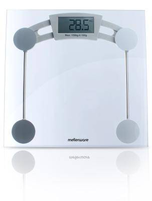 Mellerware Glass Bathroom Scale 150kg