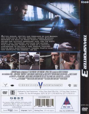 Transporter 3 (DVD)