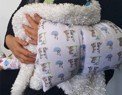 4aKid Nursing Baby Arm Pillow - Blue