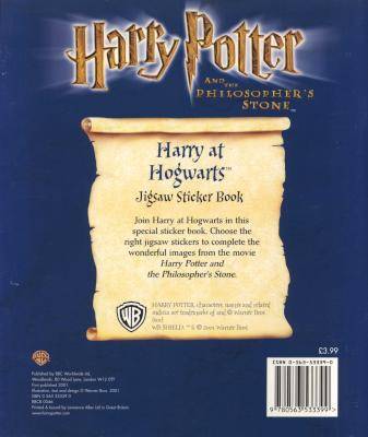 Harry Potter and the Philosopher's Stone: Harry at Hogwarts - Jigsaw Sticker Book (Staple bound) Picture 2