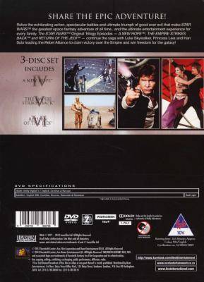 Star Wars: Original Trilogy - A New Hope / The Empire Strikes Back / Return Of The Jedi (DVD, Boxed