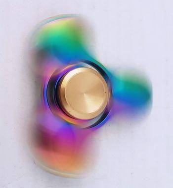 Fidget Spinner - Metal Rainbow