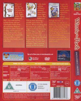 Winnie The Pooh Movie Collection - Winnie The Pooh / The Tigger Movie / Pooh's Heffalump Movie (DVD)