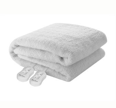 Pure Pleasure Sherpa Electric Blanket with Straps (Fitted) (King)