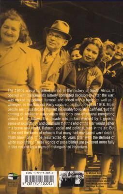 South Africa's 1940s: Worlds of Possibilities (Paperback)