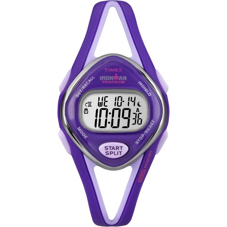 Timex Ironman Stop Watch Sleek 50 Lap Mid-Size Violet
