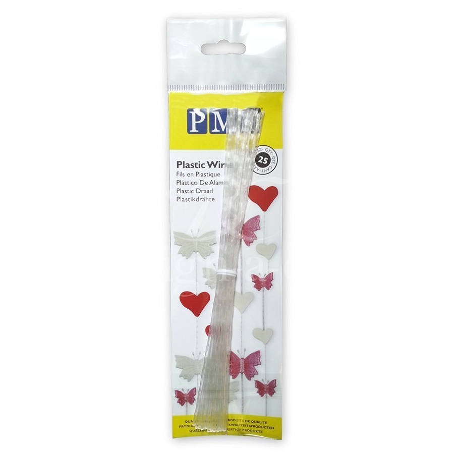 PME Cake Decorating Decoration Sugarcraft Floral Floristry Plastic Wire x 25