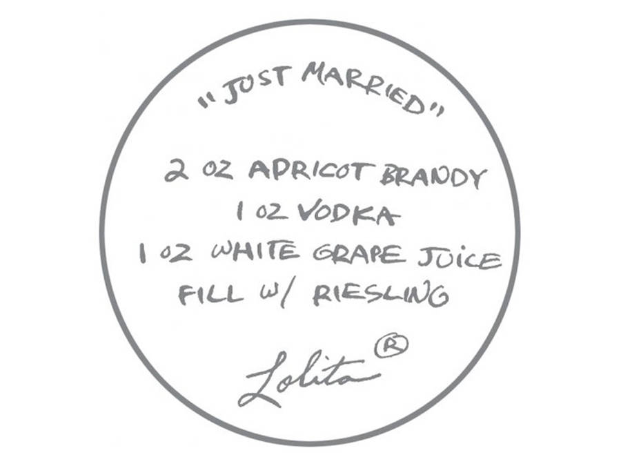 Lolita Personalise It Just Married Wine Glass Gift Personalising Pen Included