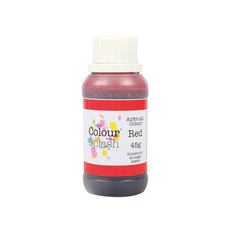 Colour Splash Airbrush Colour Edible Liquid Food Colouring 45g - Red