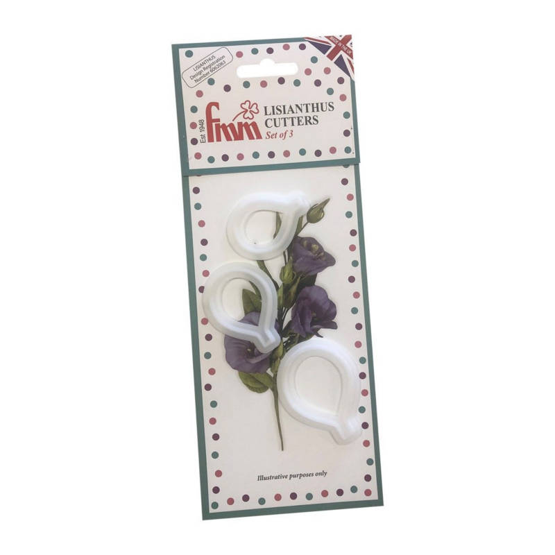 FMM - Lisianthus - Shaped Icing Cutter for Biscuit and Cake Decorating